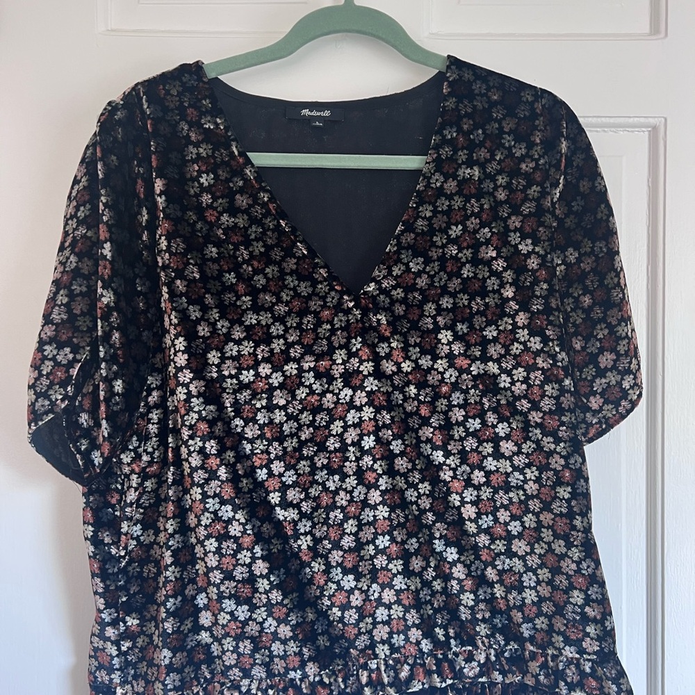 Madewell Multicolored Graphic Relaxed Blouse